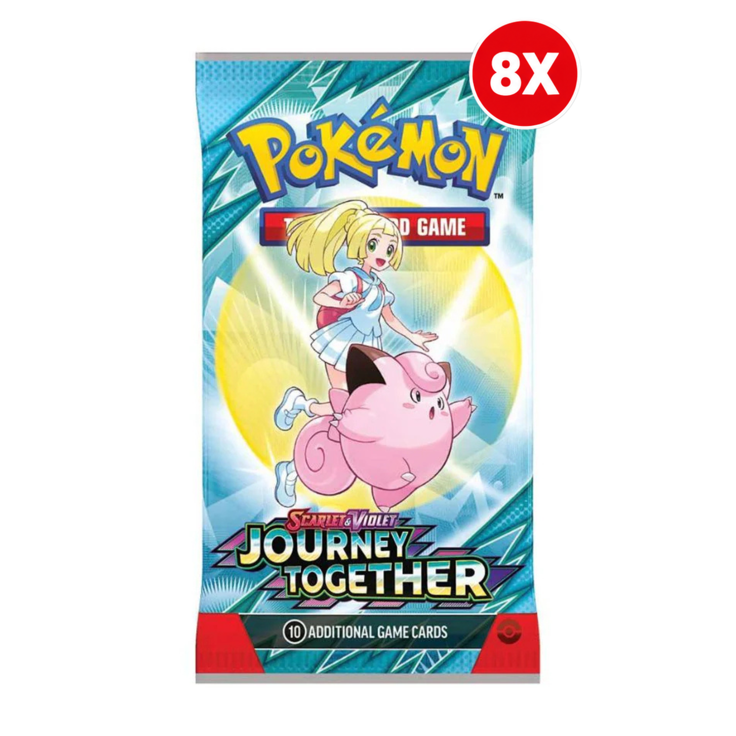Pokémon TCG: Scarlet & Violet - Journey Together Booster Bundle (8 Packs)