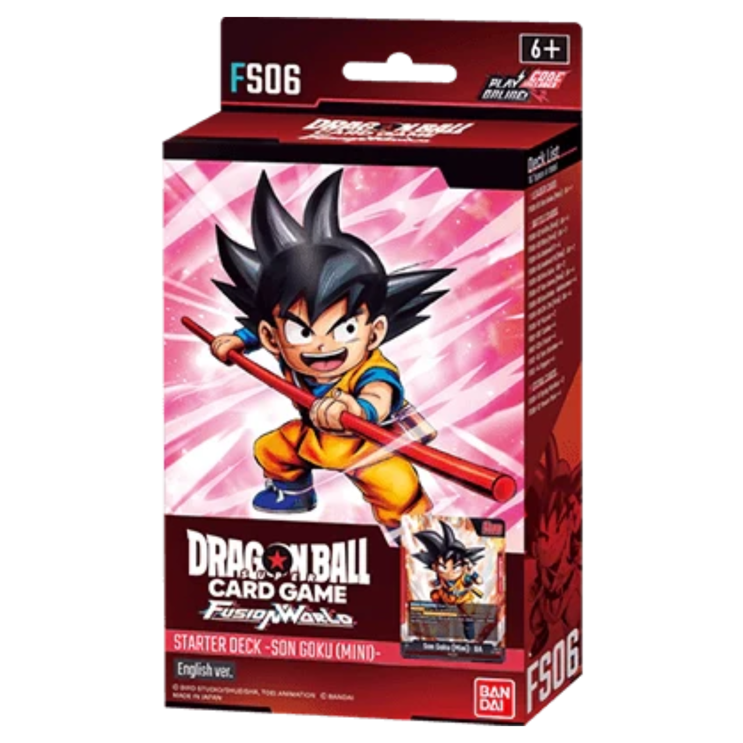 Dragon Ball Super Card Game Fusion World Start Deck - Son Goku Mini