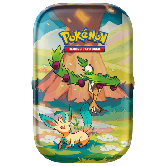 Pokémon TCG : Vibrant Paldea Tin - Leafeon & Arboliva