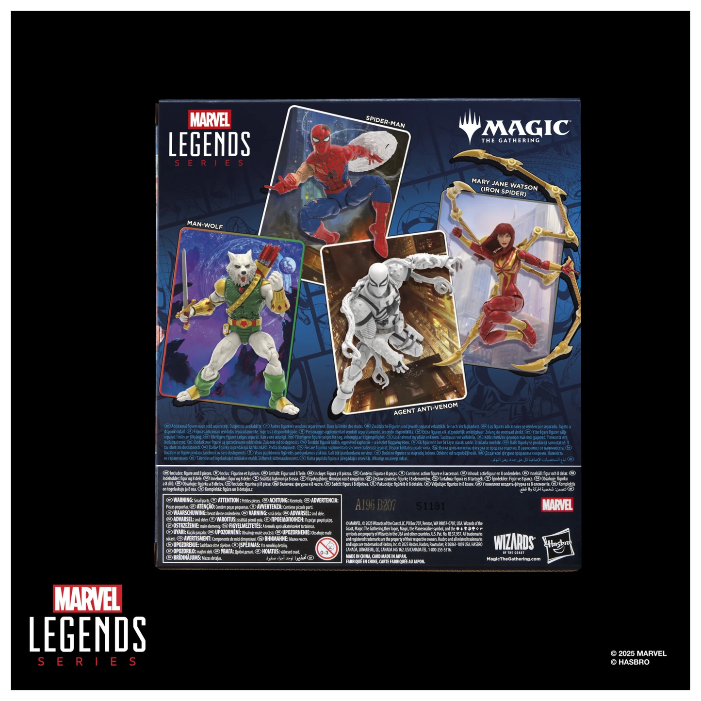 Hasbro Marvel Legends Spider-Man X Magic: the Gathering Spider-Man 6 Action Figure & Trading Card