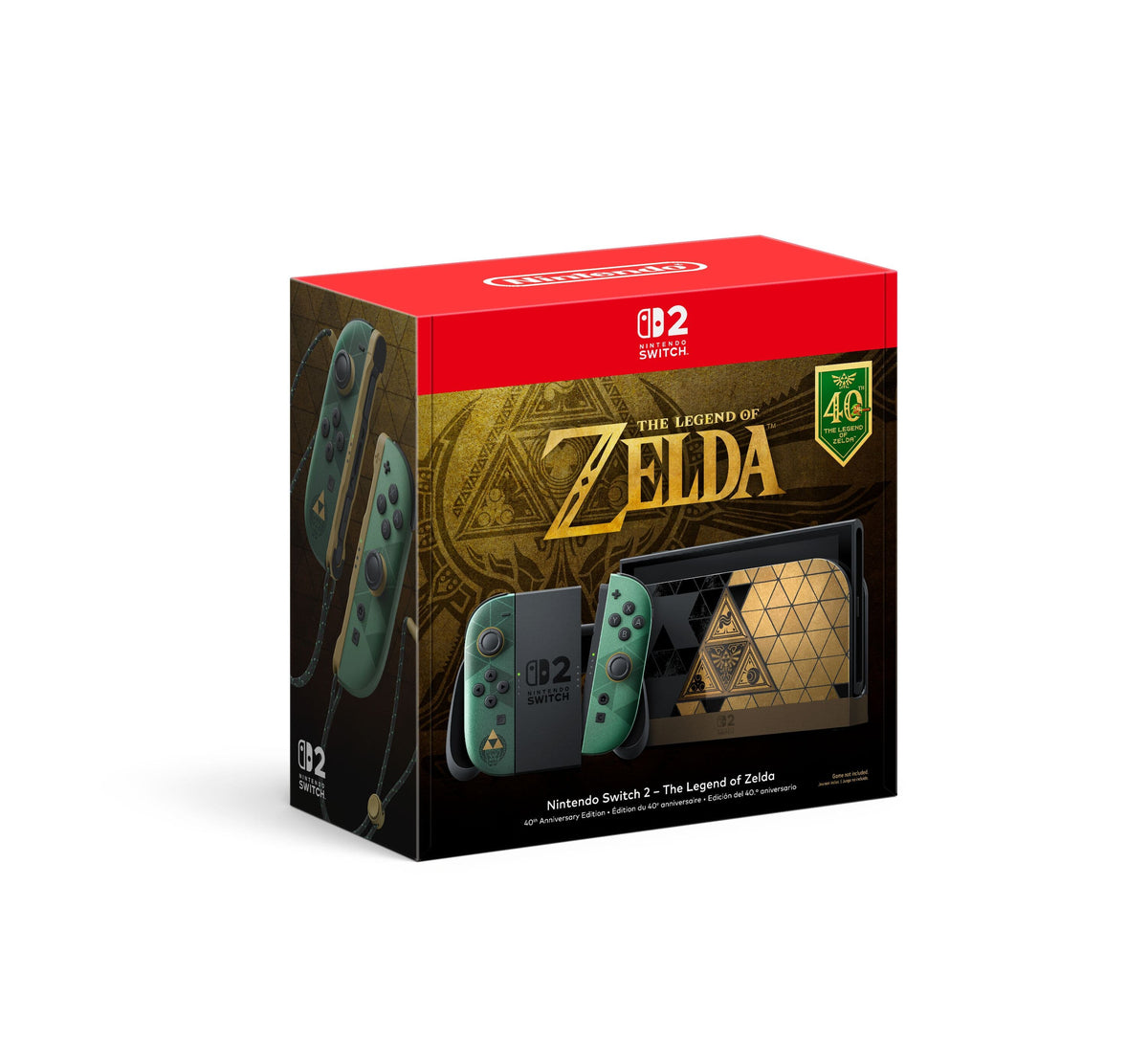 Nintendo Switch 2 – The Legend of Zelda 40th Anniversary Edition