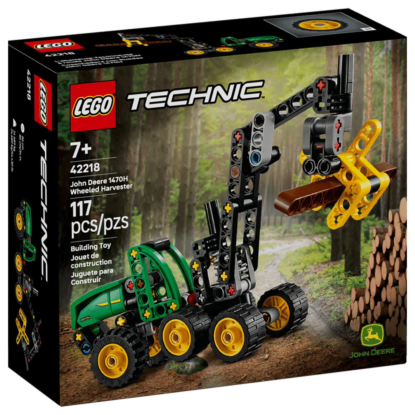 LEGO Technic: John Deere 7470R Wheeled Harvester (42218)