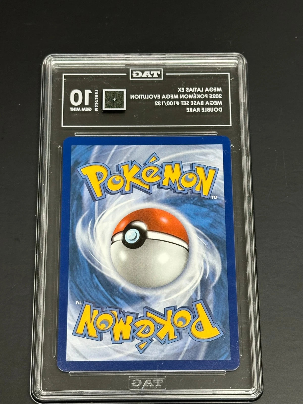 Pokemon Mega Latias ex 100/132 Double Rare Mega Evolution TAG 10 Gem Mint
