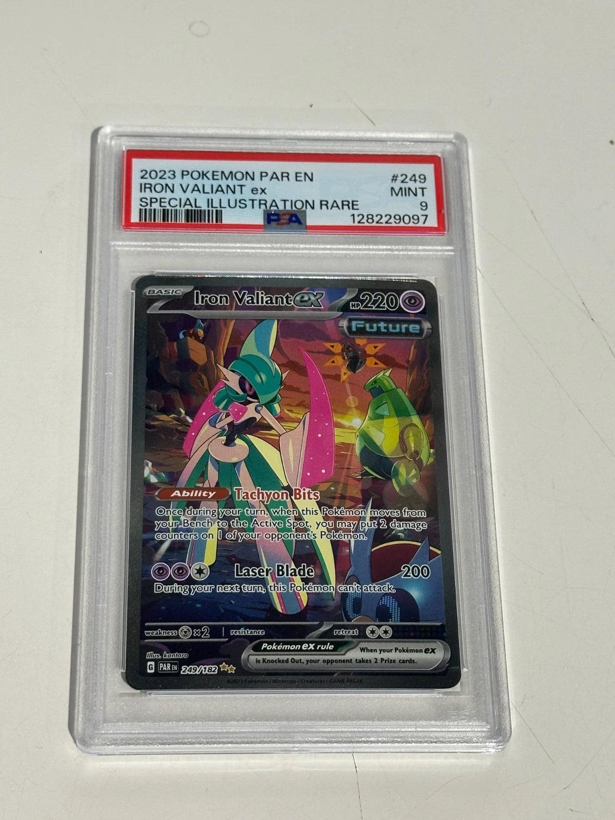 iron valiant ex pokemon card 249/182 SPECIAL MIN Ability Tachyon Bits Once Set Name:Phyrexia All Will Be One - Green One Piece: Double Pack Smoker