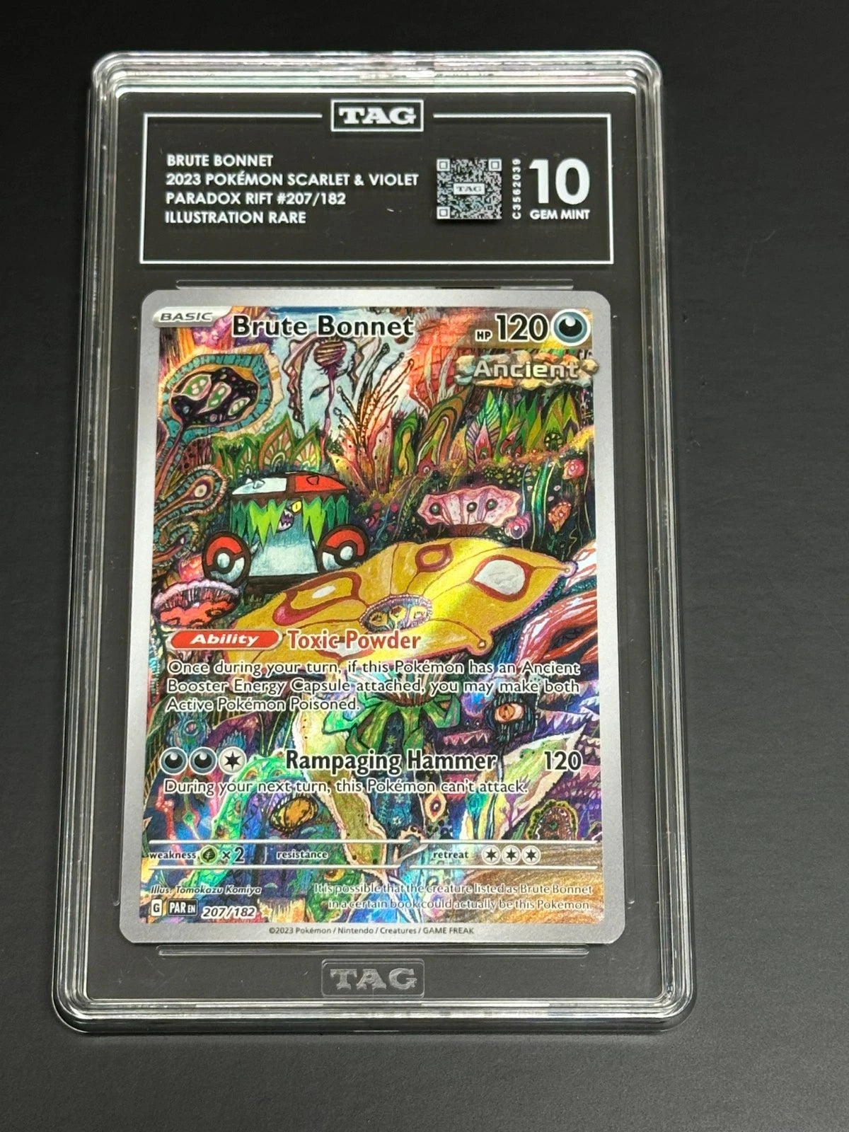 brute bonnet pokemon card 207/182 Mint [Colorless] [Colorless] [Colorless]. Commander Izzet Spells Deck Pack Options::Pidgeot (Unsearched) mtg proxies