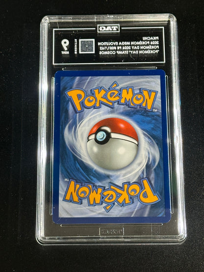Pokemon Pikachu 051/162 Pokemon Day 2026 Promo Mega Evolution TAG 9 Mint (4)