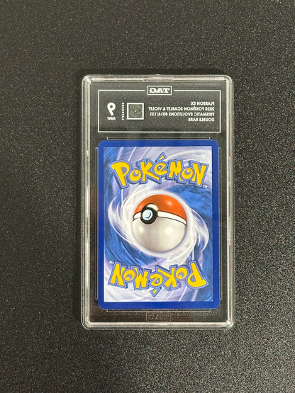 Pokemon Flareon ex 014/131 Double Rare Prismatic Evolutions TAG 9 MINT