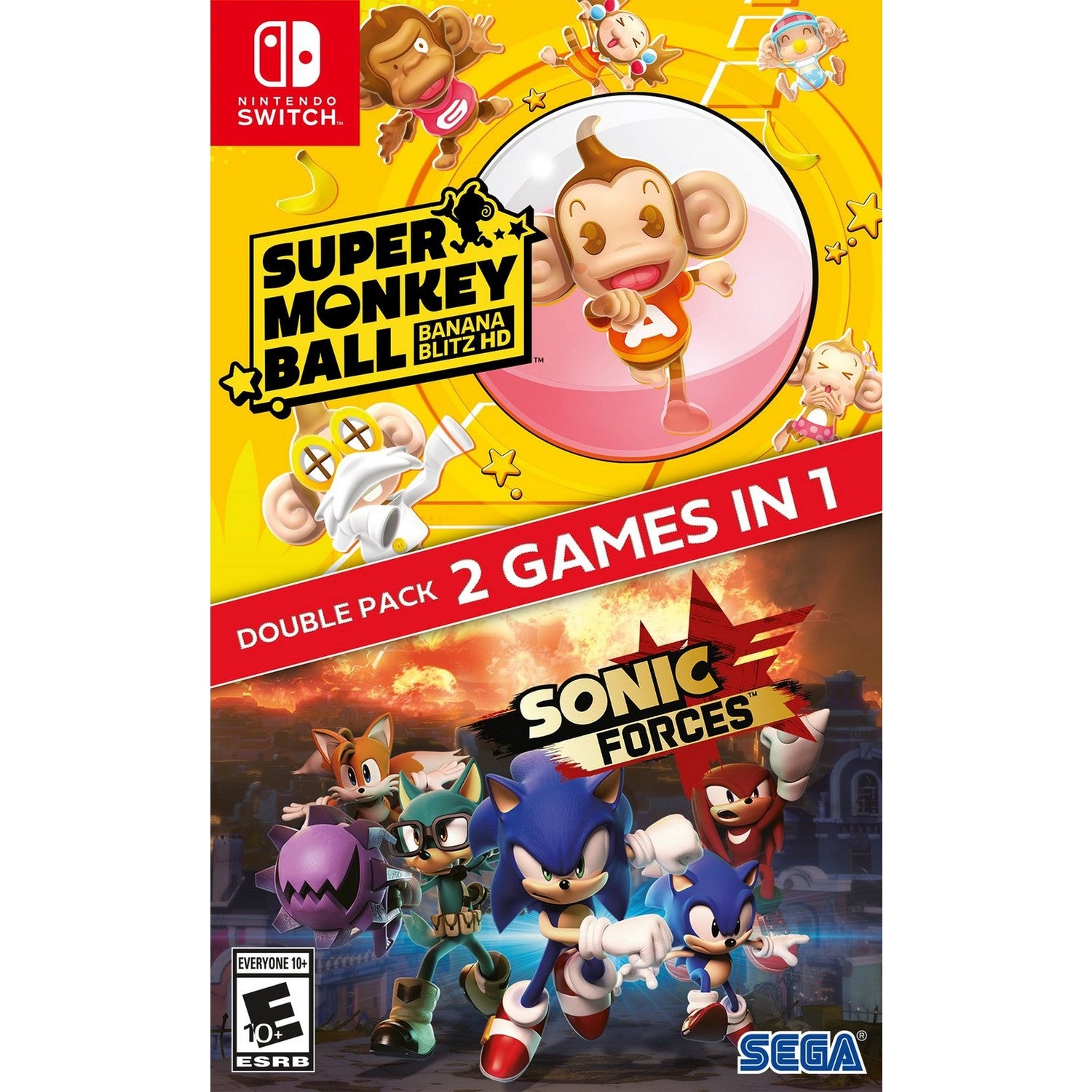 Sonic Forces + Super Monkey Ball: Banana Blitz HD – Nintendo Switch