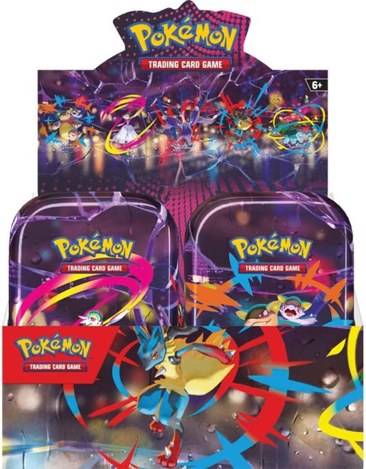 Pokémon TCG: Mega Evolutions Mega Heroes Mini Tin Display (10 Tins)