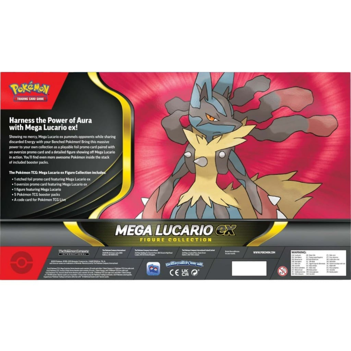 Pokemon TCG: Mega Lucario Ex Figure Collection