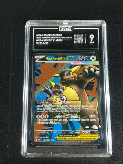 Pokemon Mega Kangaskhan ex 164/132 Ultra Rare Mega Evolution TAG 9 Mint