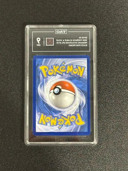 Pokemon Eevee ex 174 Black Star Promo Prismatic Evolutions TAG 9 MINT