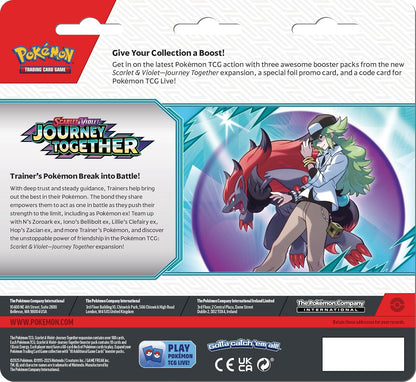 Pokémon TCG: Scarlet & Violet - Journey Together Three Booster Packs & Scrafty Promo Card