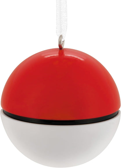 Hallmark Pokémon Poké Ball Christmas Ornament, Premium Metal