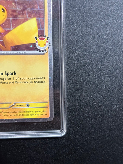 Pokemon Pikachu 051/162 Pokemon Day Stamp Cosmos Promo TAG 7.5 NM+