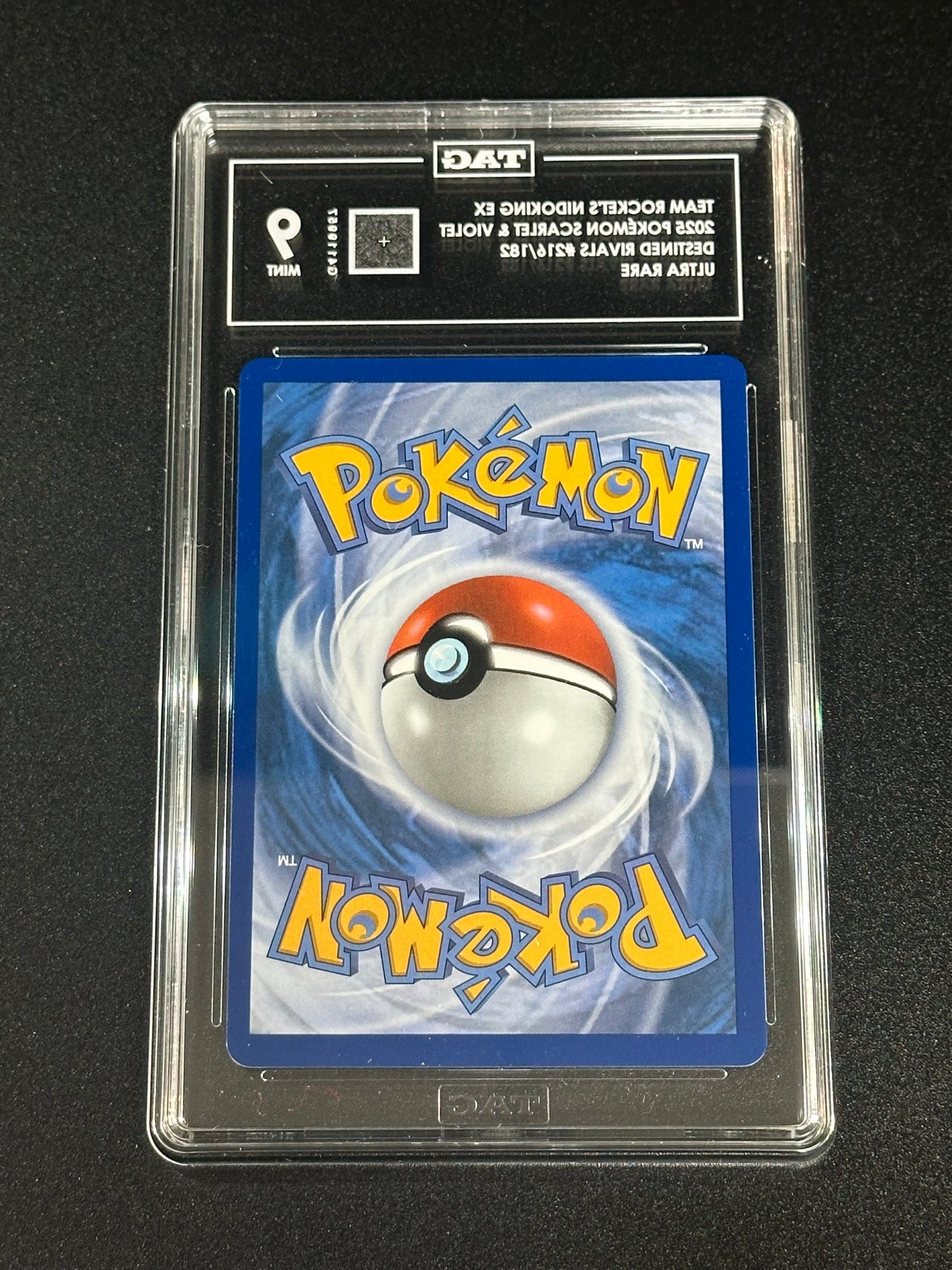 Pokemon Team Rocket's Nidoking ex 216/182 Ultra Rare Destined Rivals TAG 9 MINT