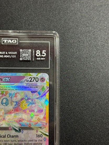 Pokemon Sylveon ex 041/131 Double Rare Prismatic Evolutions TAG 8.5 NM MT+