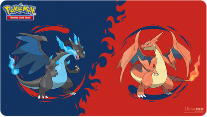 Mega Charizard X and Mega Charizard Y playmat