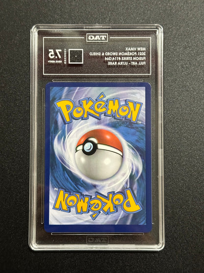 Pokemon Mew VMAX 114/264 Full Art Ultra Rare Fusion Strike TAG 7.5 NM+