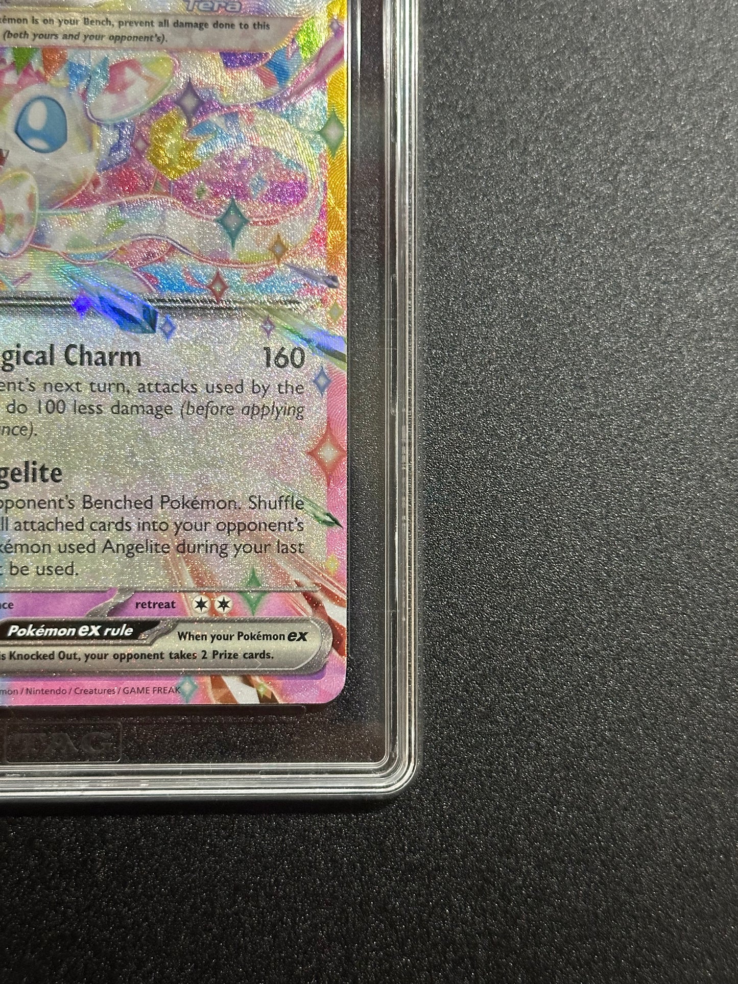 Pokemon Sylveon ex 041/131 Double Rare Prismatic Evolutions TAG 8.5 NM MT+