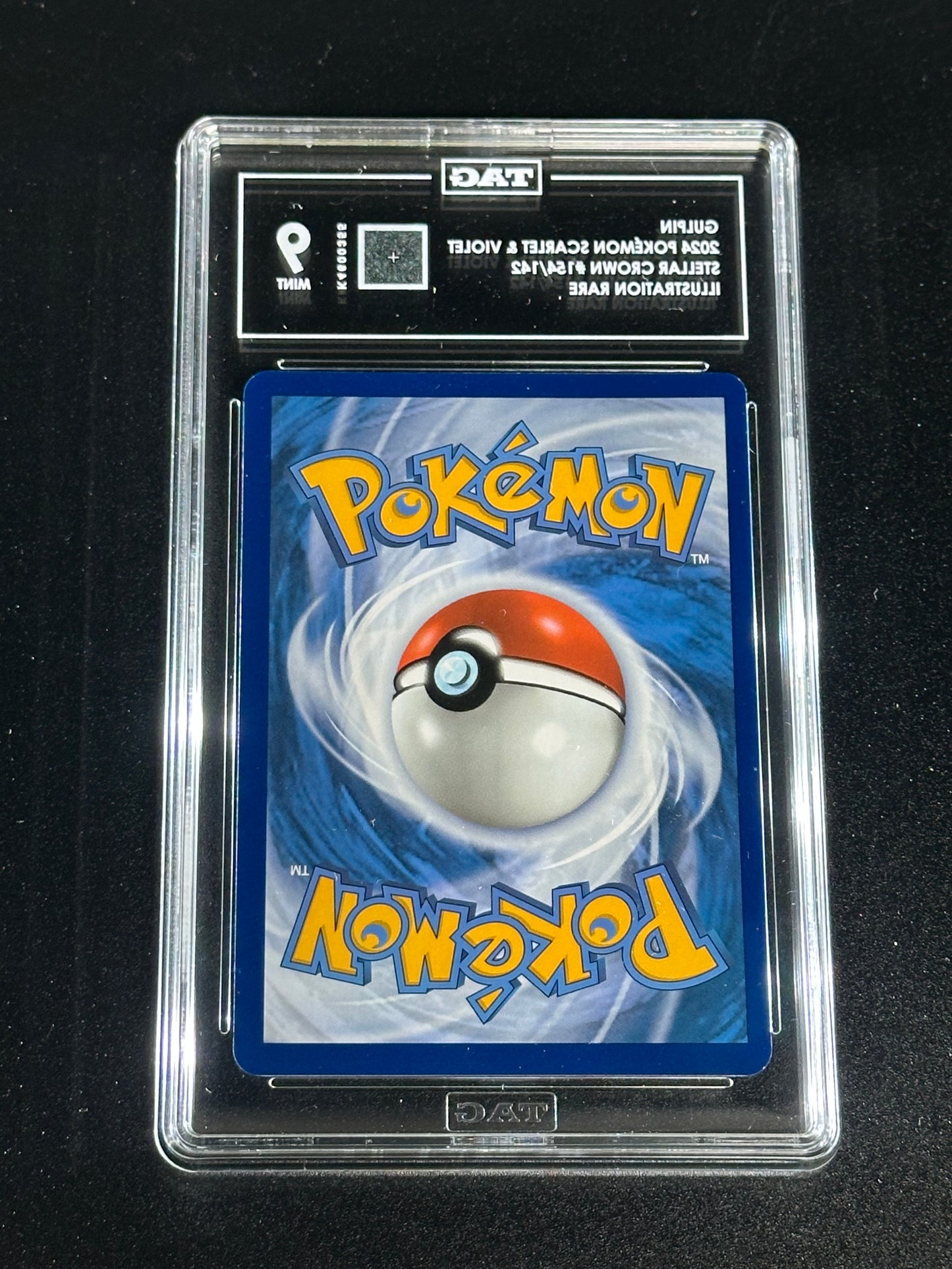 Pokemon Gulpin 154/142 Illustration Rare Stellar Crown TAG 9 Mint