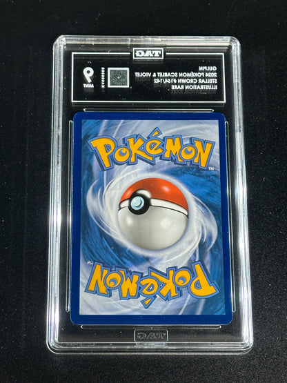 Pokemon Gulpin 154/142 Illustration Rare Stellar Crown TAG 9 Mint