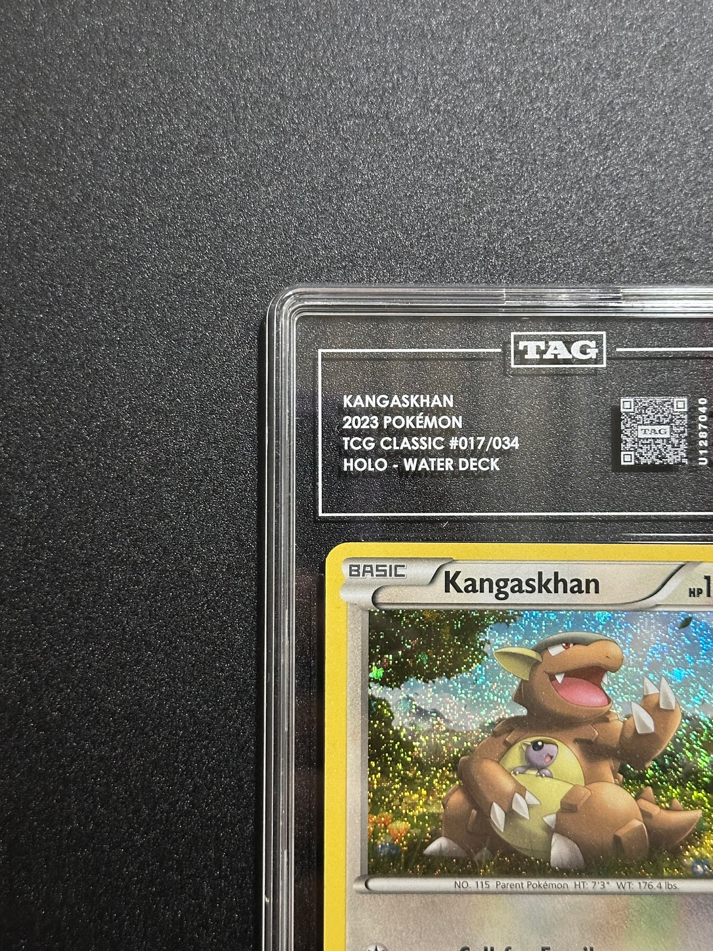 Pokemon Kangaskhan 017/034 Holo TCG Classic Water Deck TAG 7.5 NM+