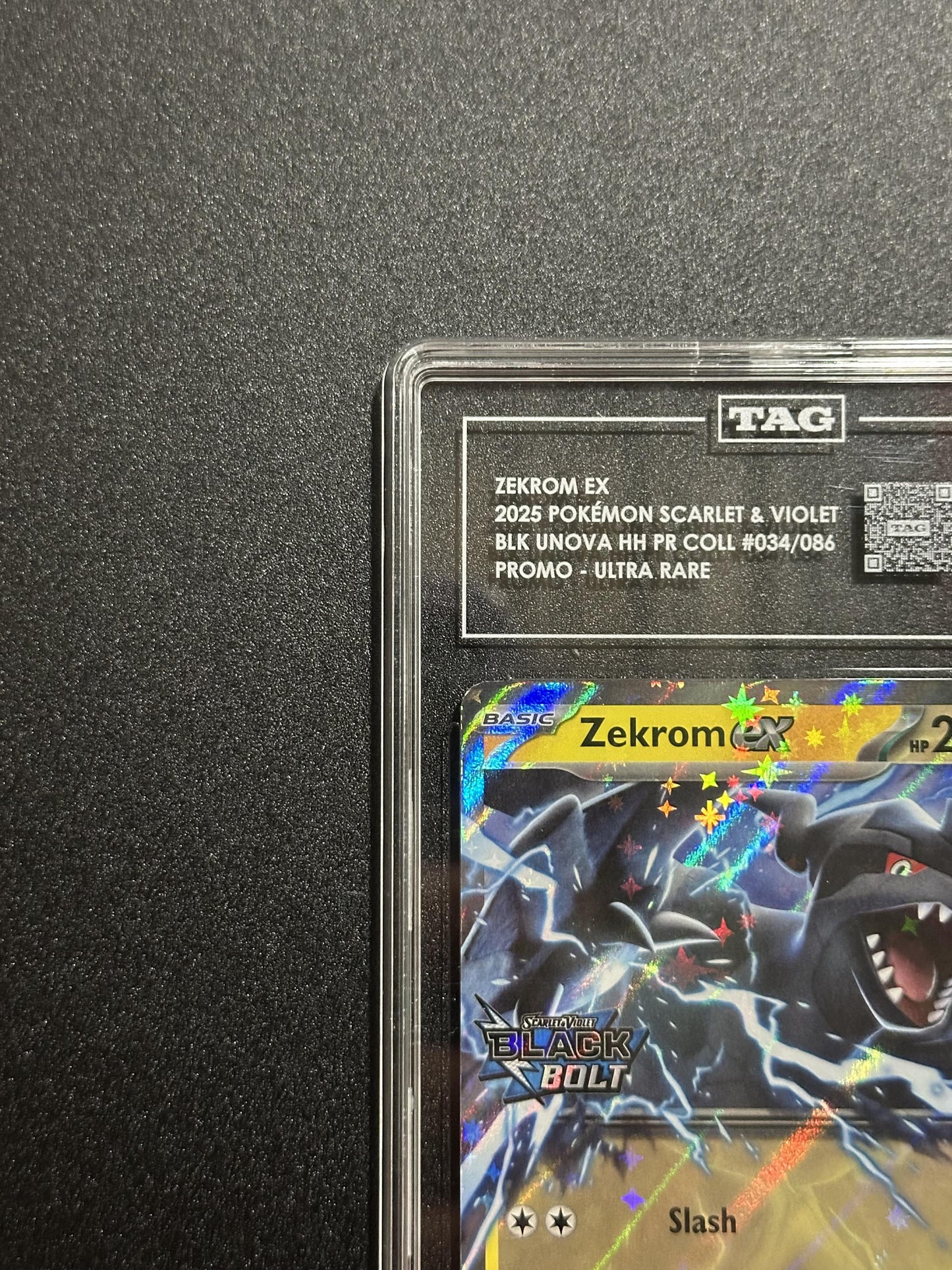 Zekrom ex 034/086 - top left corner