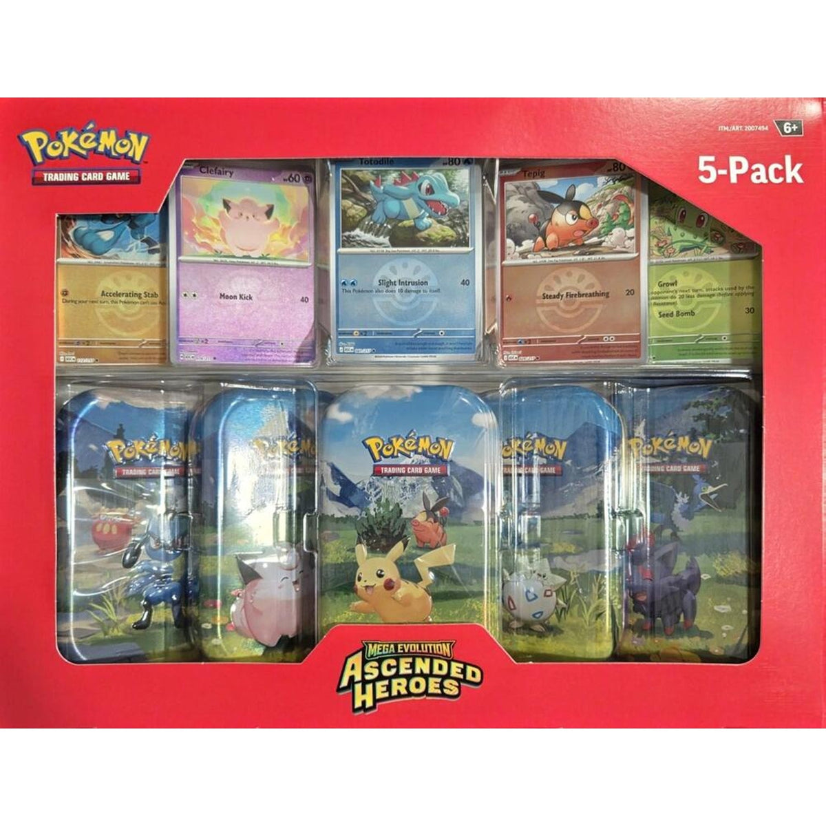 Pokémon TCG: Ascended Heroes Mini Tin 5-Pack