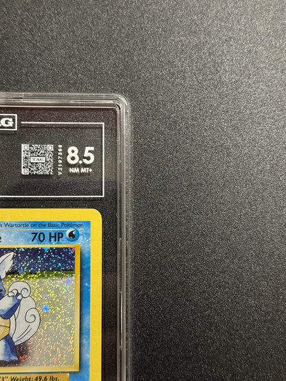Pokemon Wartortle 002/034 Holo TCG Classic Water Deck TAG 8.5 NM-MT+