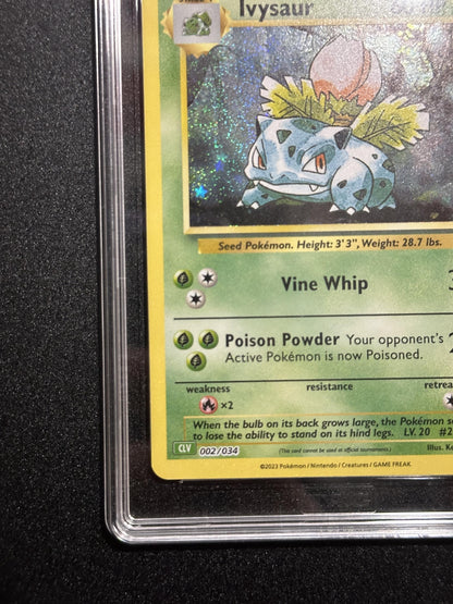 Ivysaur 002/034 - bottom left corner