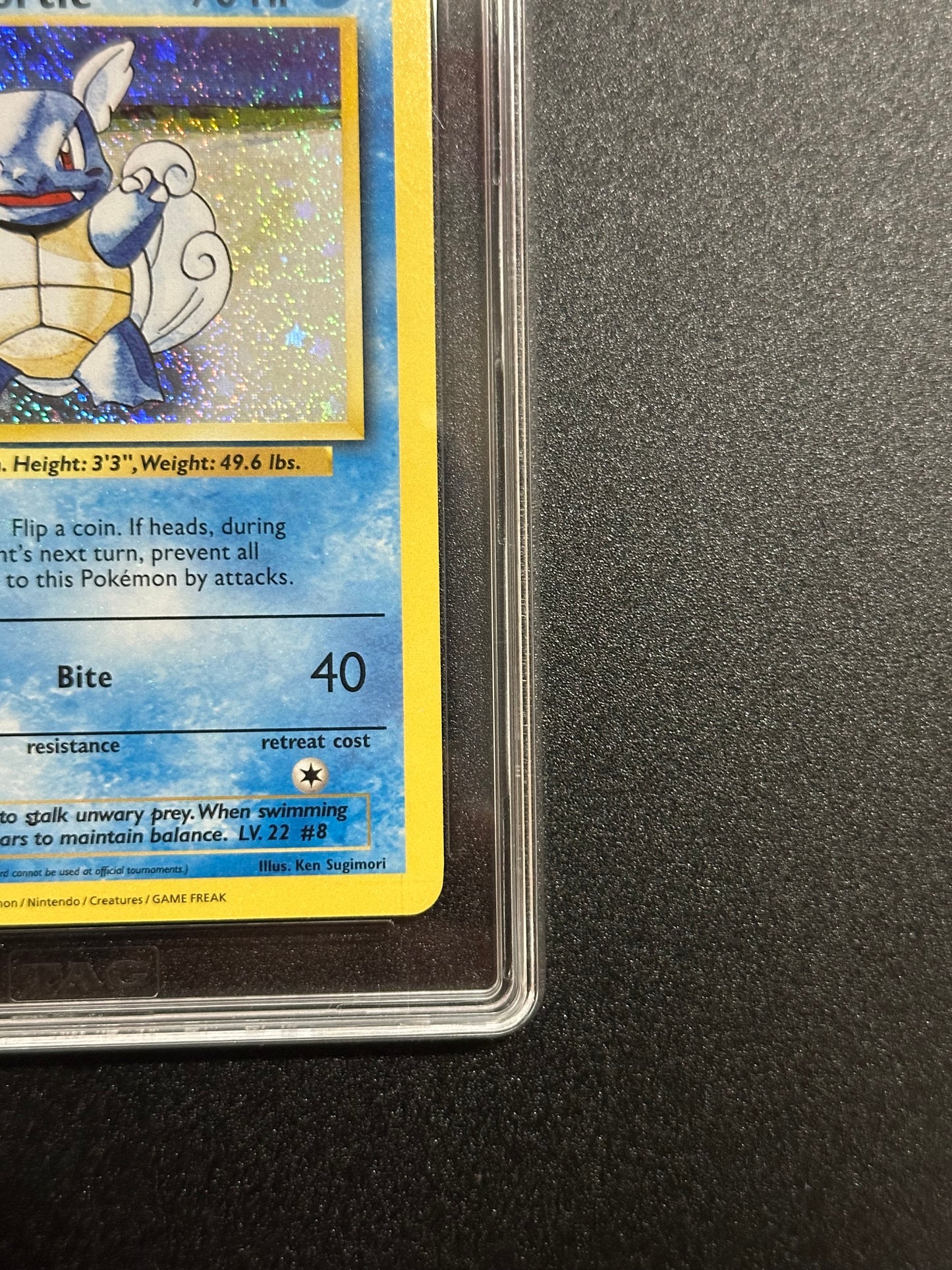 Pokemon Wartortle 002/034 Holo TCG Classic Water Deck TAG 8.5 NM-MT+