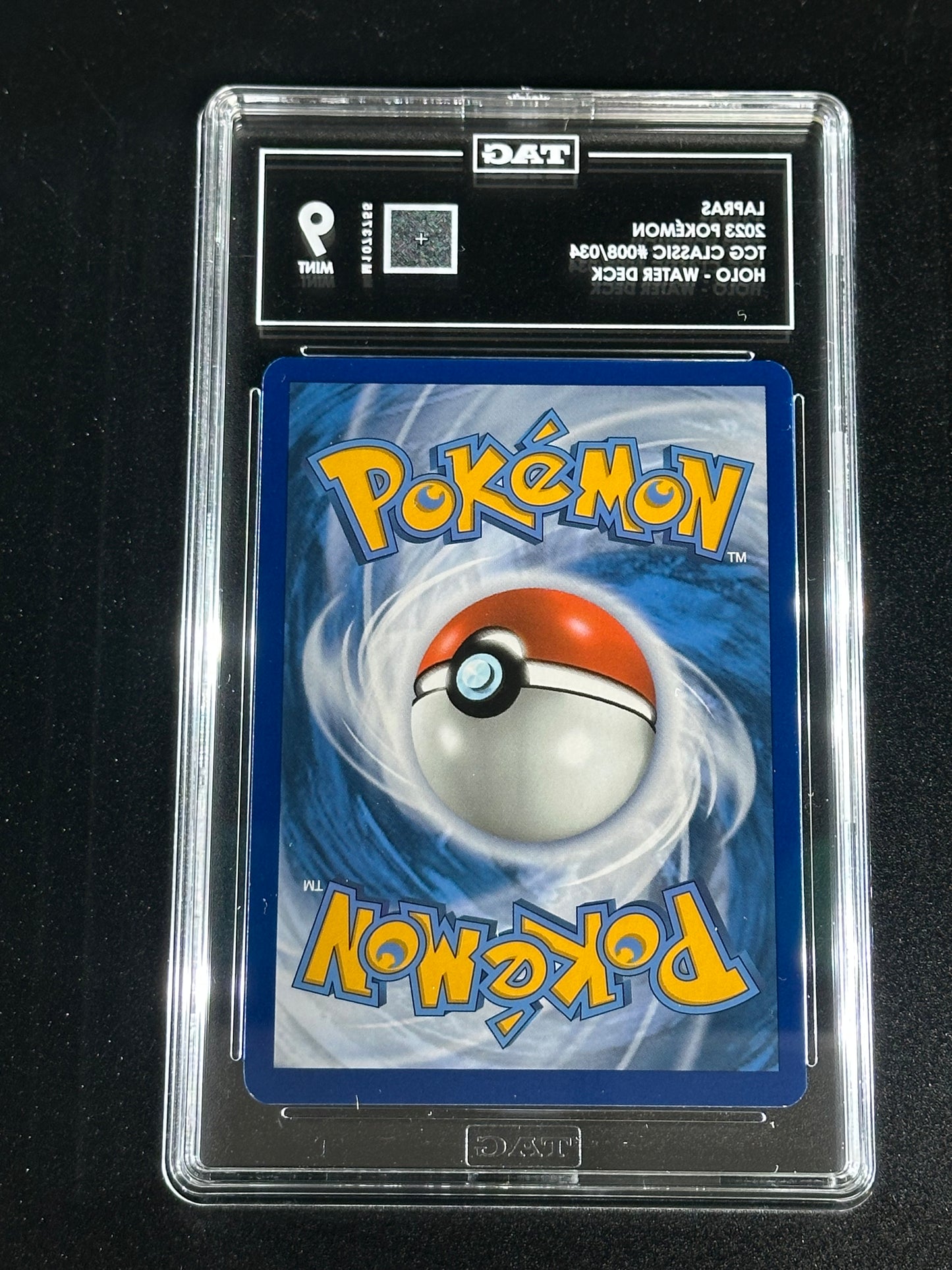Pokemon Lapras 008/034 Holo TCG Classic TAG 9 Mint