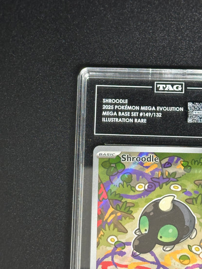 Pokemon Shroodle 149/132 Illustration Rare Mega Evolution TAG 7.5 Near Mint+