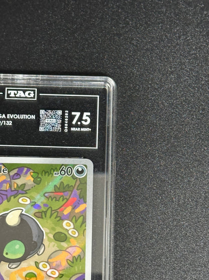 Pokemon Shroodle 149/132 Illustration Rare Mega Evolution TAG 7.5 Near Mint+