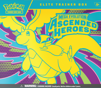 Mega Evolution Ascended Heroes Pokemon Center Elite Trainer Box front