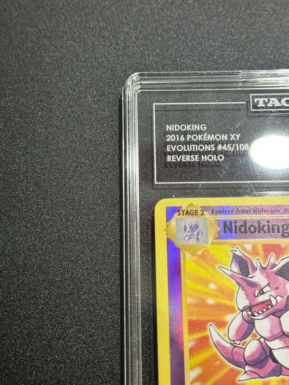 Pokemon Nidoking 45/108 Reverse Holo XY Evolutions TAG 7.5 NM+