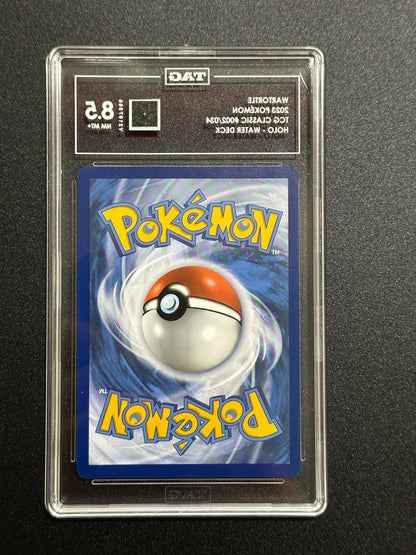 Pokemon Wartortle 002/034 Holo TCG Classic Water Deck TAG 8.5 NM-MT+