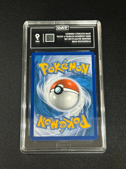 Pokemon Team Rocket's Orbeetle 198/182 Illustration Rare Destined Rivals TAG 9 MINT