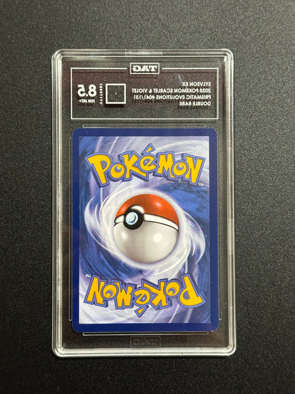 Pokemon Sylveon ex 041/131 Double Rare Prismatic Evolutions TAG 8.5 NM MT+