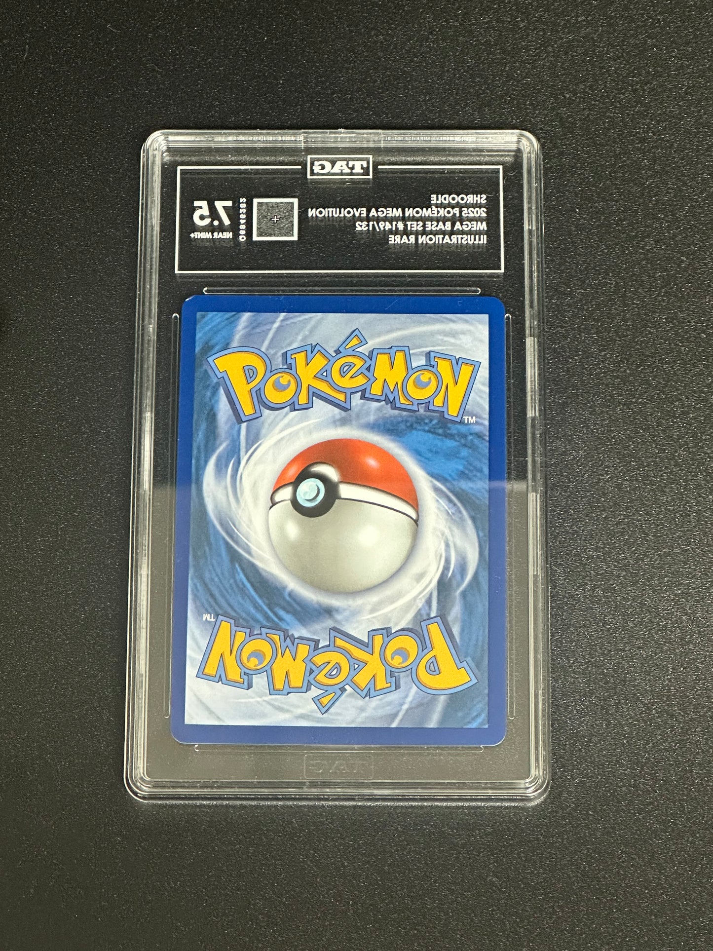 Pokemon Shroodle 149/132 Illustration Rare Mega Evolution TAG 7.5 Near Mint+