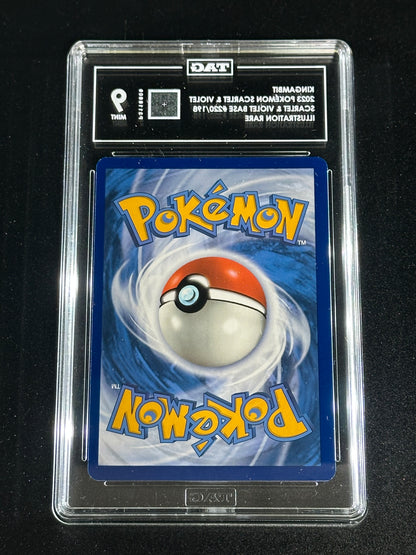 Pokemon Kingambit 220/198 Illustration Rare Scarlet & Violet Base TAG 9 Mint