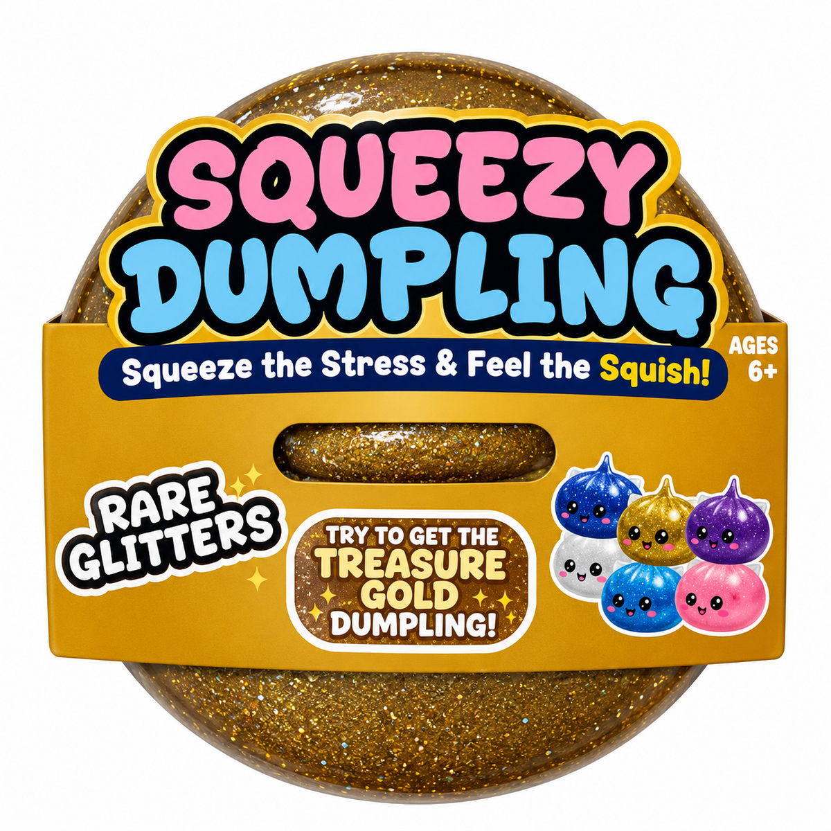 Squeezy Dumpling – Rare Glitters Mystery Squishy