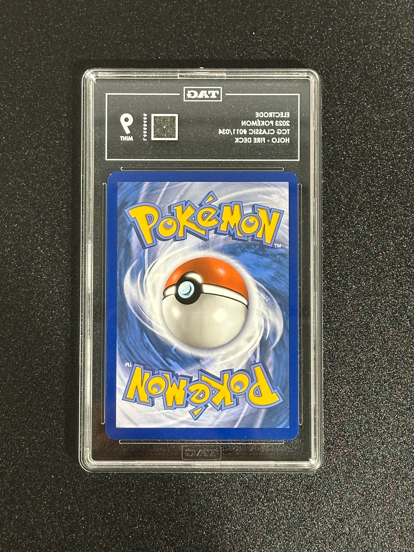 Pokemon Electrode 011/034 Holo TCG Classic Fire Deck TAG 9 MINT