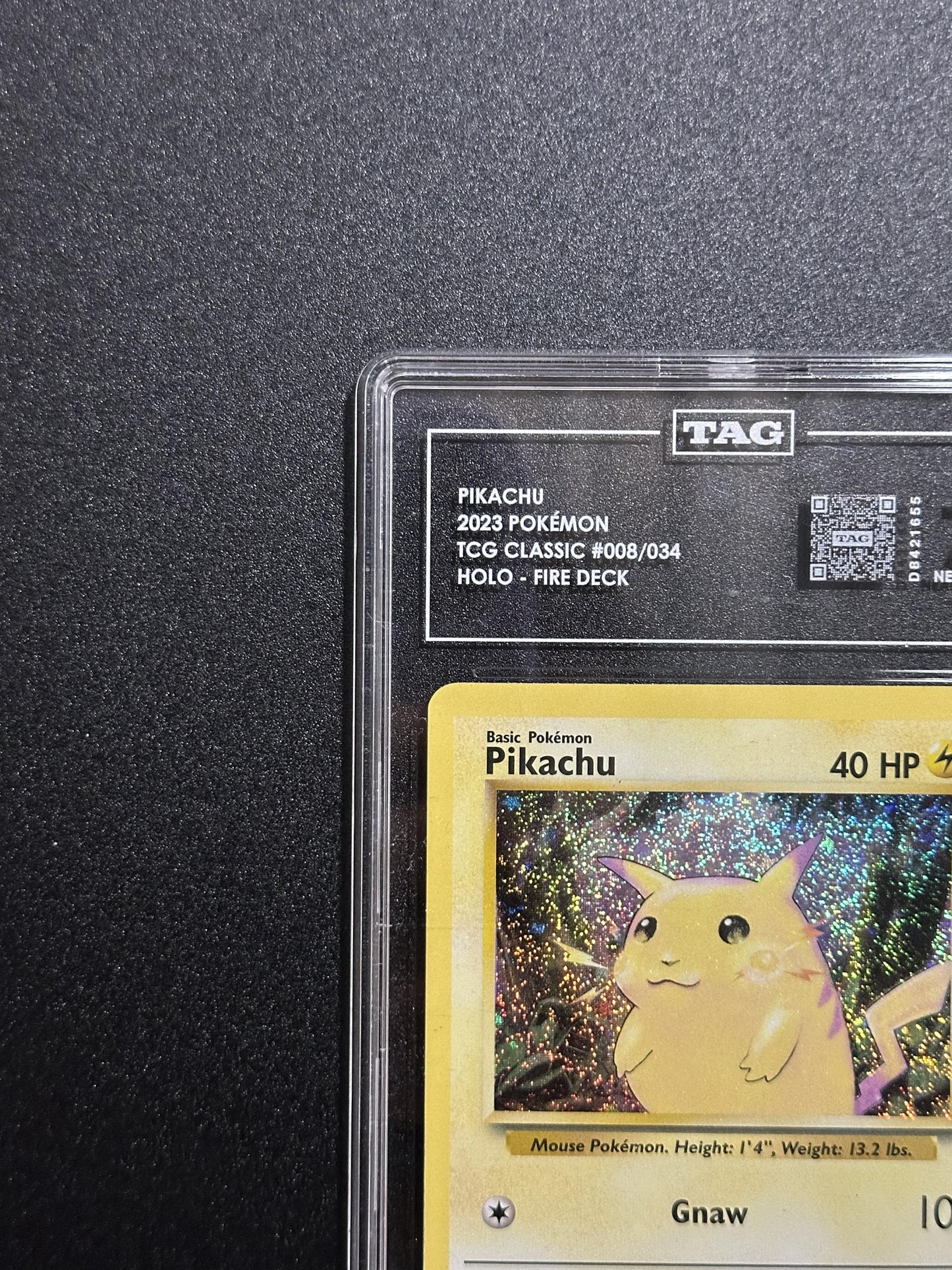 Pikachu 008/034 - top right corner