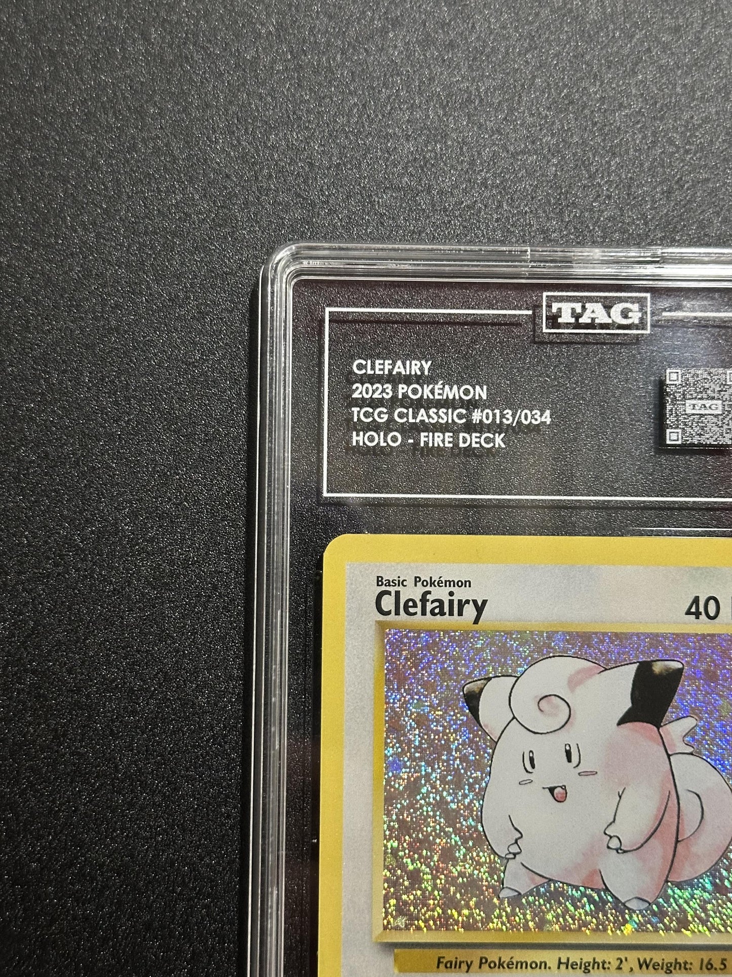Clefairy 013/034 - top left corner