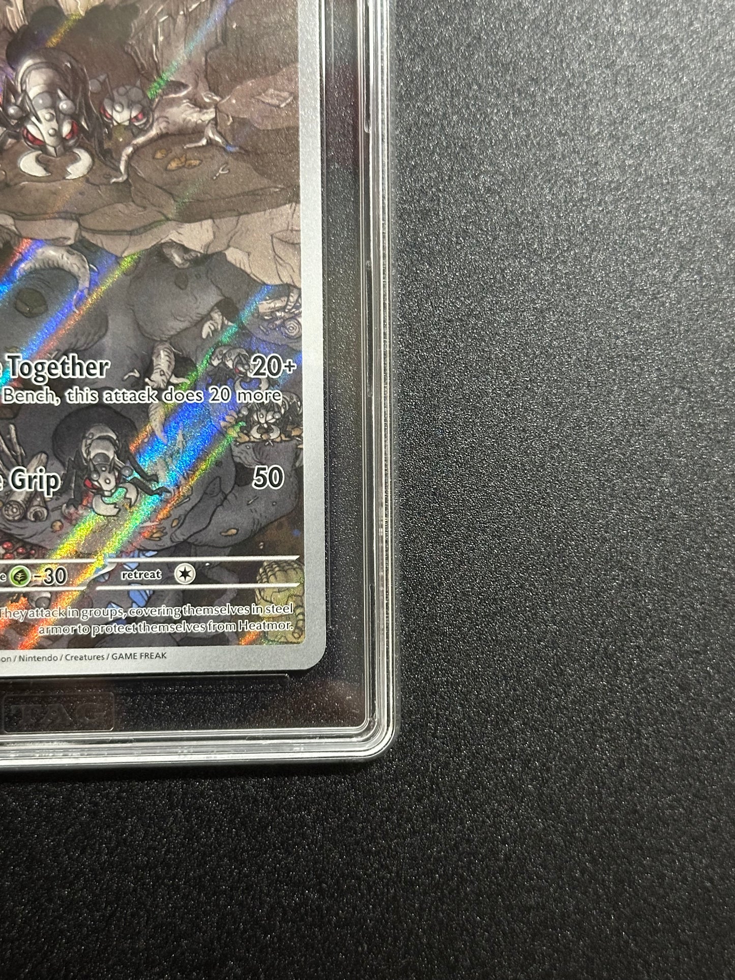 Pokemon Durant 150/086 Illustration Rare White Flare TAG 8.5 NM MT+