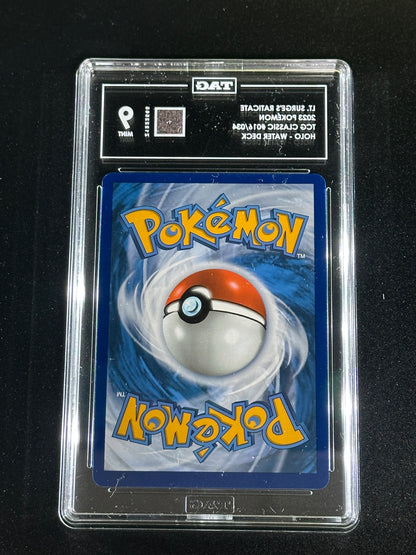 Pokemon Lt. Surge's Raticate 016/034 Holo TCG Classic TAG 9 Mint