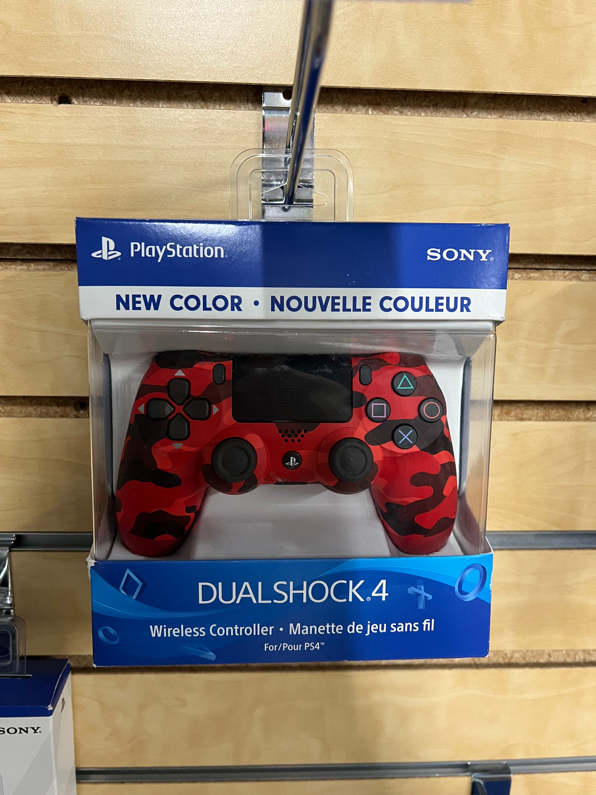 Sony PlayStation DualShock 4 Wireless Controller Red Camo For PS4