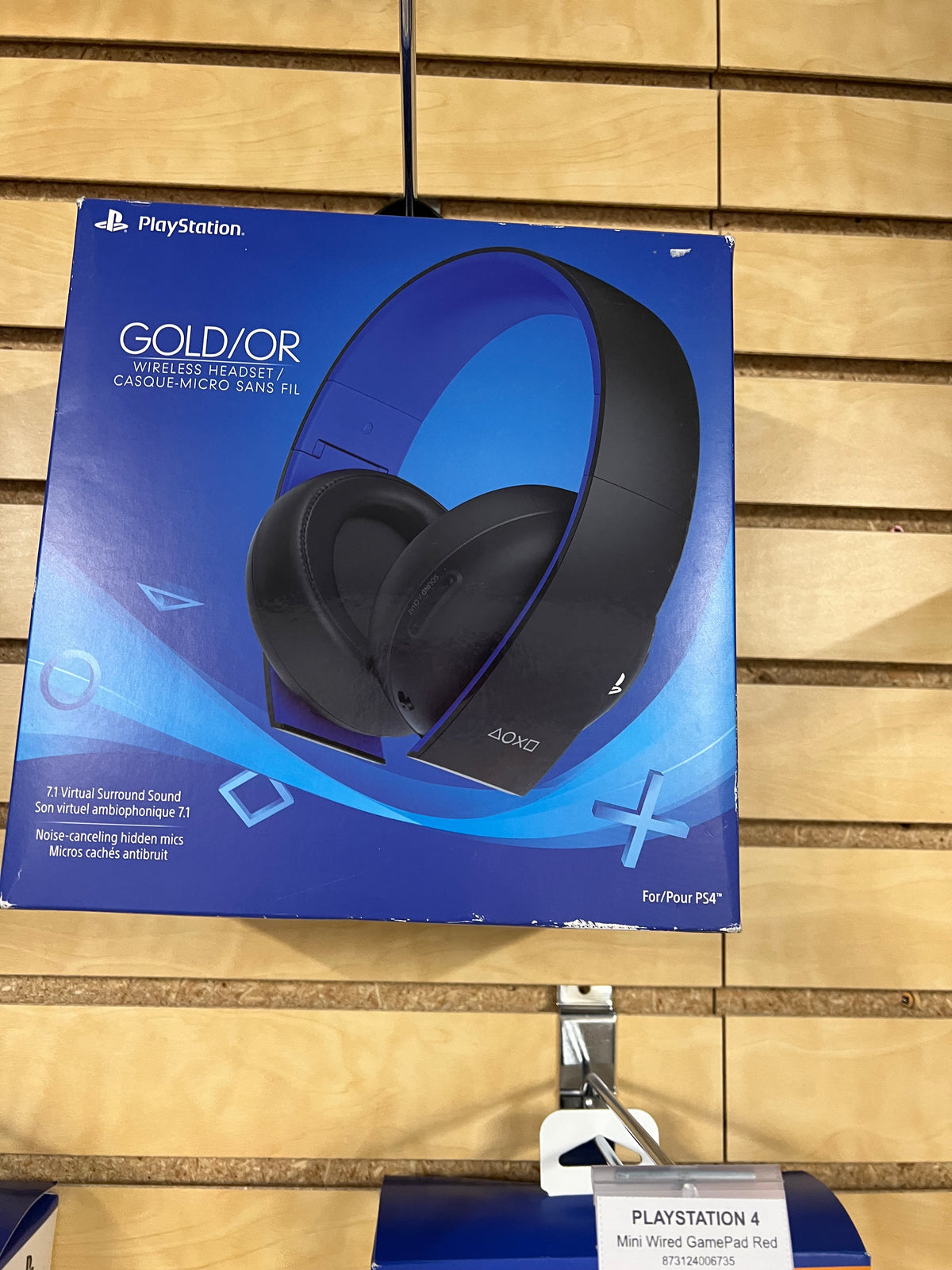 PlayStation Gold Wireless Headset – Black/Blue
